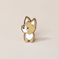 Corgi Enamel Pin: Butt