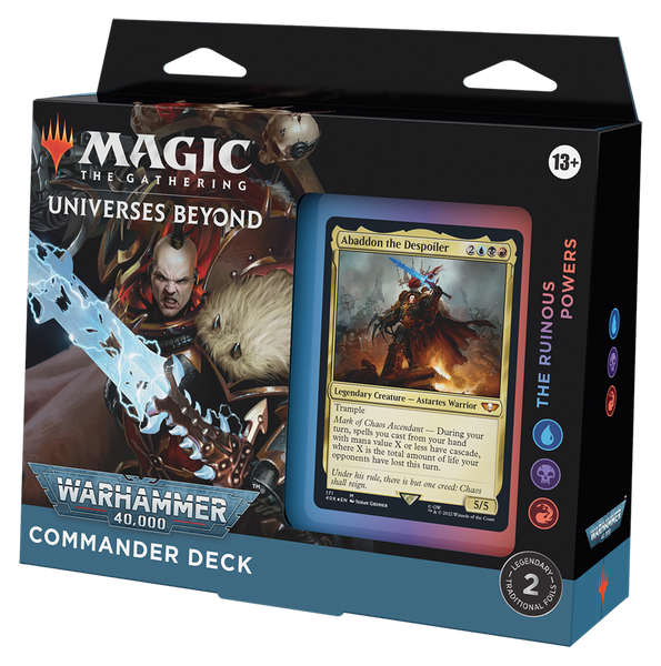 mtg universes beyond commander deck MtG Universes Beyond: Warhammer 40,000 Commander Deck – I'm Board! Games & Family Fun