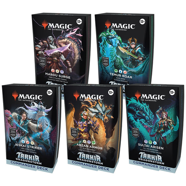 MtG Tarkir: Dragonstorm Commander Deck Bundle (Set of 5) (PREORDER)