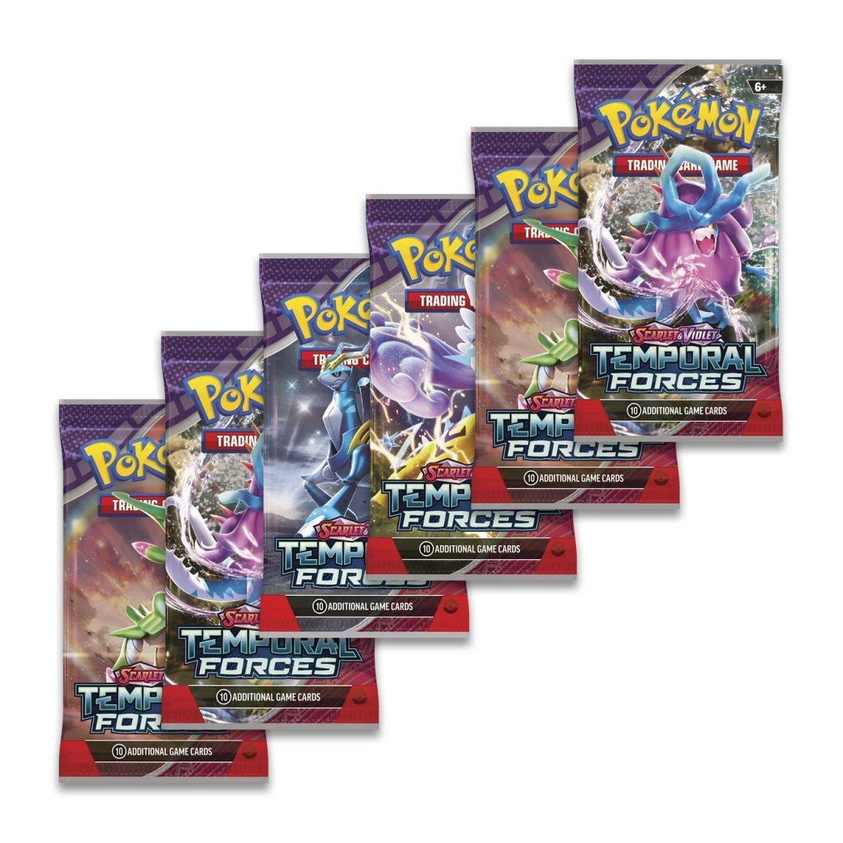 Pokemon Scarlet & Violet Temporal Forces Booster Pack  I'm Board! Games &  Family Fun