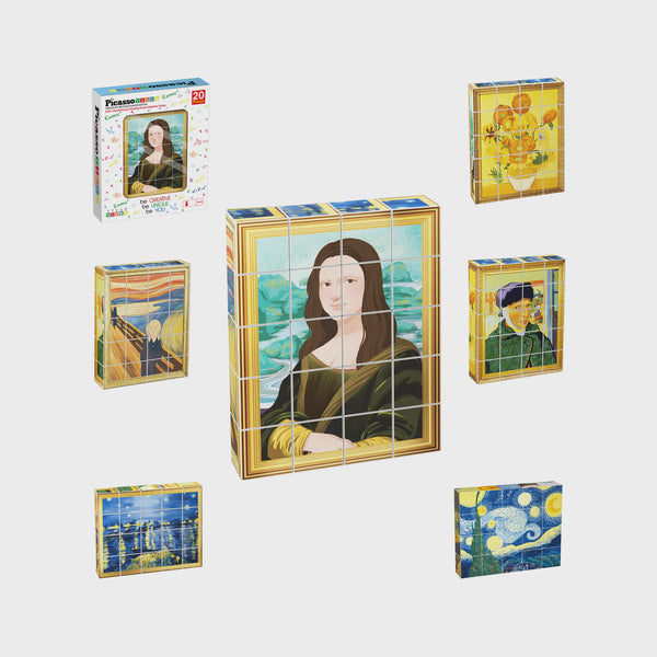 Magnetic Cubes World Famous Paintings