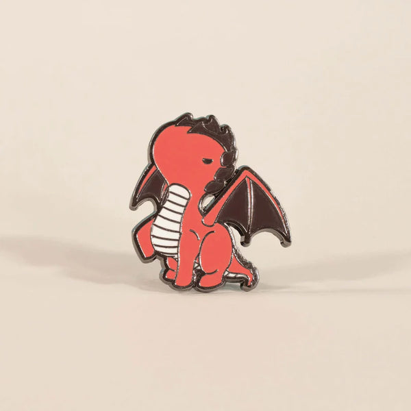 Draggi Enamel Pin: Confident