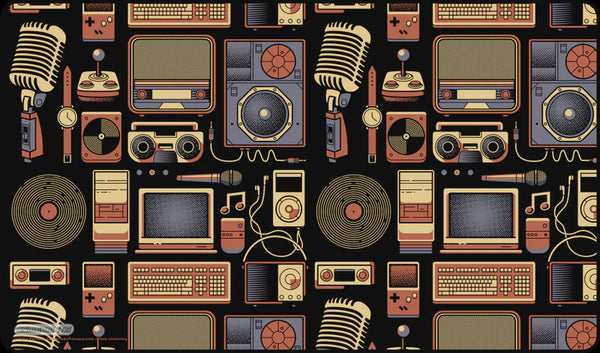 Gamermats Premium Playmat: Vintage Vinyl