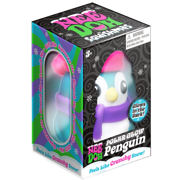 NeeDoh: Squishmas Polar Glow Penguin