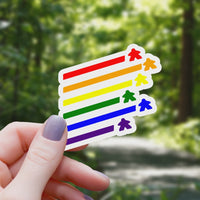 Rainbow Flying Board Game Pieces