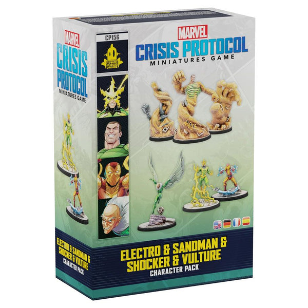 Marvel Crisis Protocol Electro & Sandman & Shocker & Vulture