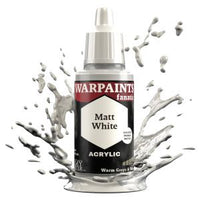 Army Painter Fanatic Bottle: Acrylics - Matte White (18ml)