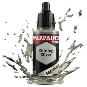 Army Painter Fanatic Bottle: Metallics -  Shining Silver (18ml)