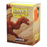 Dragon Shield Matte Amber Sleeves (100)