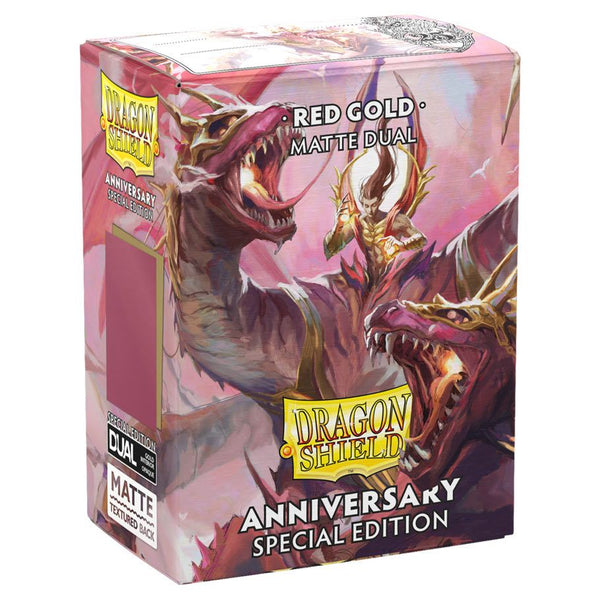 Dragon Shield Matte Dual 25th Anniversary Red & Gold (100)