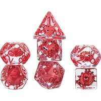 Dungeons & Dragons Beholder Inclusion Resin Dice Set