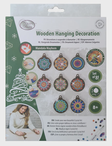 Crystal Art Deco Kit: Hanging Mandala Mayhem