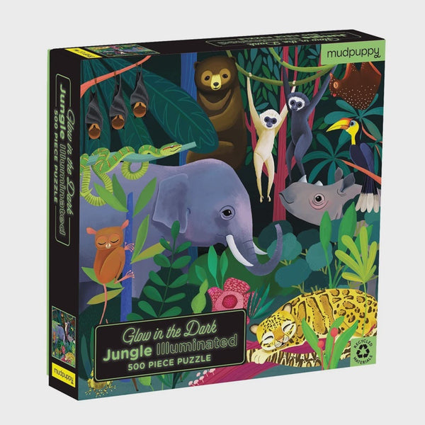 500 Jungle Illuminated Glow in the Dark Puzzle