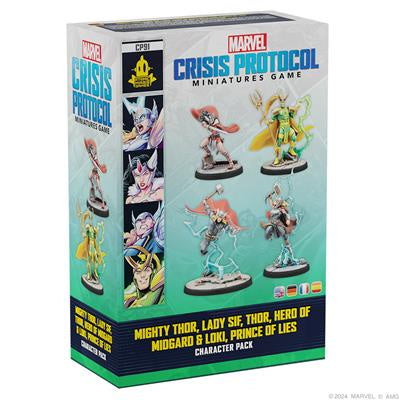 Marvel Crisis Protocol Mighty Thor Lady Sif Thor Hero of Midgard & Loki Prince of Lies