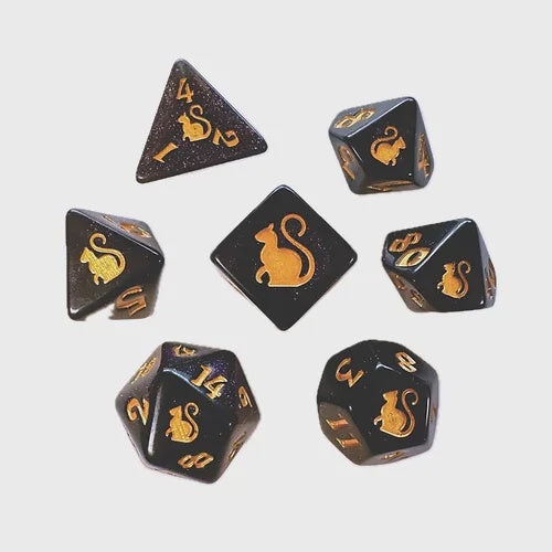 Kitty Clacks: Mercedes Polyhedral 7-die Set