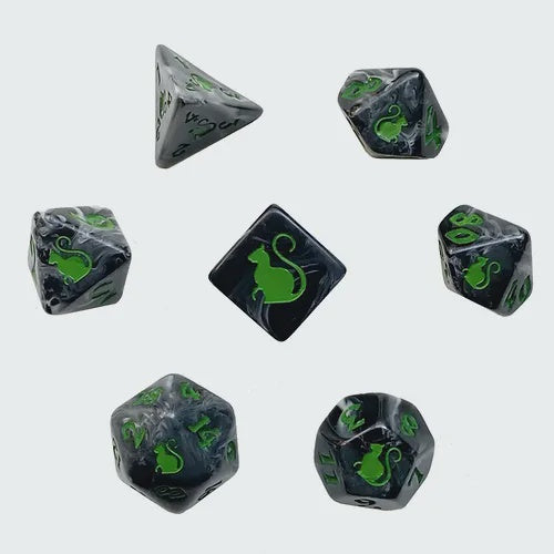 Kitty Clacks: Trixie Polyhedral 7-die Set
