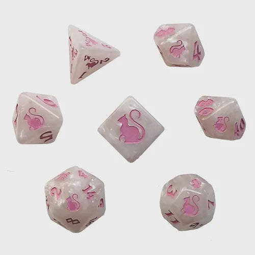 Kitty Clacks: Marie Polyhedral 7-die Set