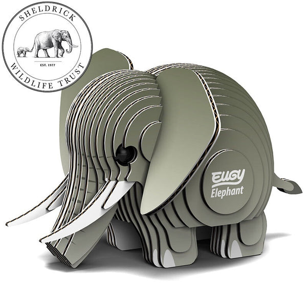 EUGY 3D Cardboard Model: Elephant