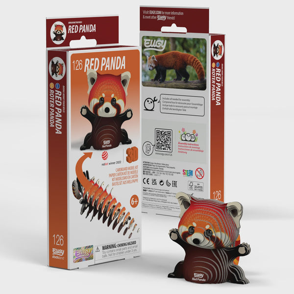 EUGY 3D Cardboard Model: Red Panda