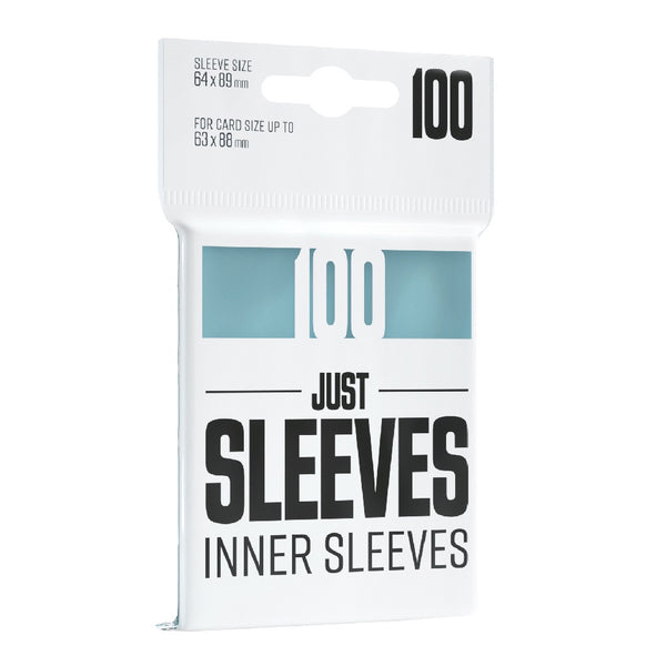 Gamegenic Just Sleeves: Inner Sleeves Clear (100)