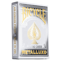 Bicycle Cards: Metalluxe Silver