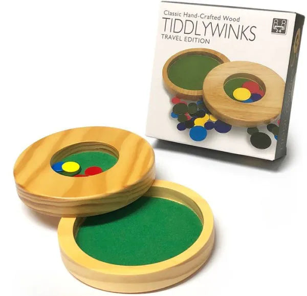 Tiddlywinks: Wood Travel Size