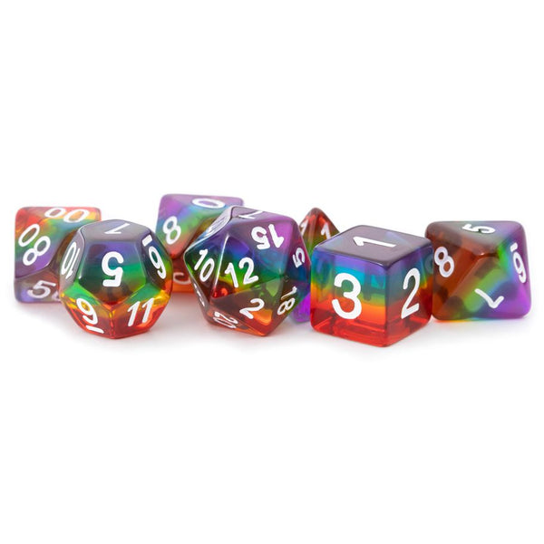 MDG 7-Set Translucent Rainbow with White