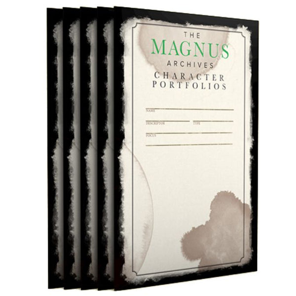 The Magnus Archives RPG: Character Portfolios