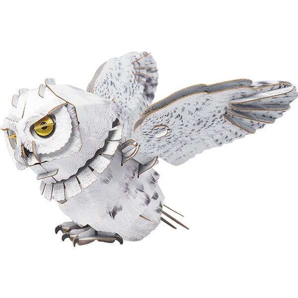 3D Kraft Paper Puzzle: Snowy Owl