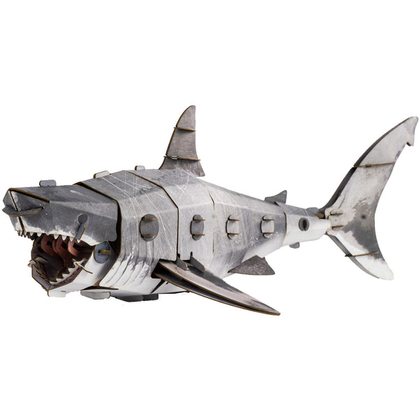 3D Kraft Paper Puzzle: Great White Shark