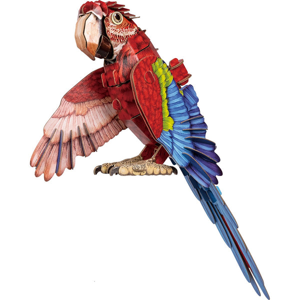 3D Kraft Paper Puzzle: Macaw