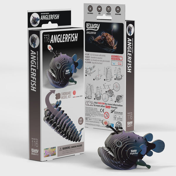 EUGY 3D Cardboard Model: Anglerfish