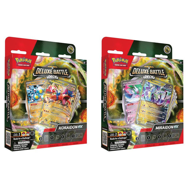 Pokemon Deluxe Battle Deck: Miraidon ex / Koraidon ex