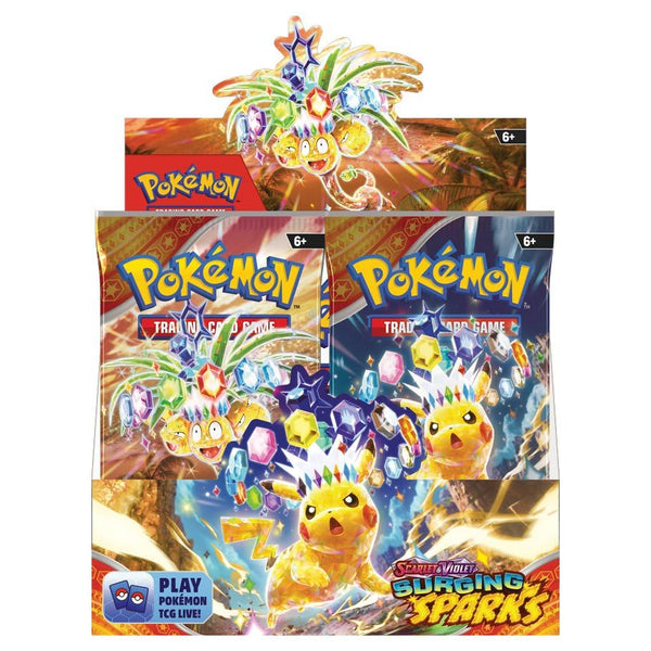 Pokemon Scarlet & Violet Surging Sparks Booster Display