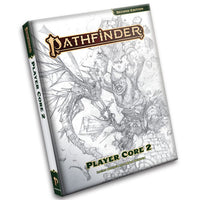 Pathfinder 2e Player Core 2 Rulebook (Sketch Cover)