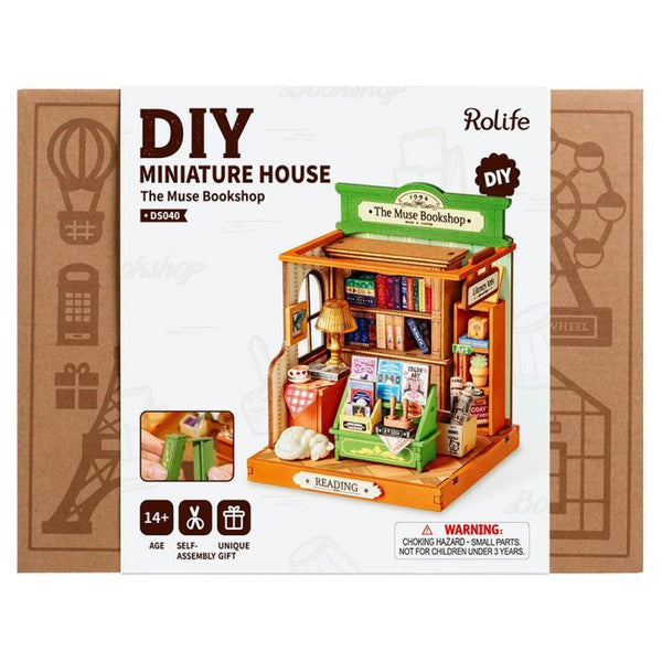 DIY Miniature House: The Muse Bookshop