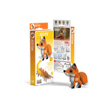 EUGY 3D Cardboard Model: Red Fox