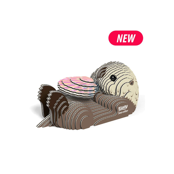 EUGY 3D Cardboard Model: Sea Otter