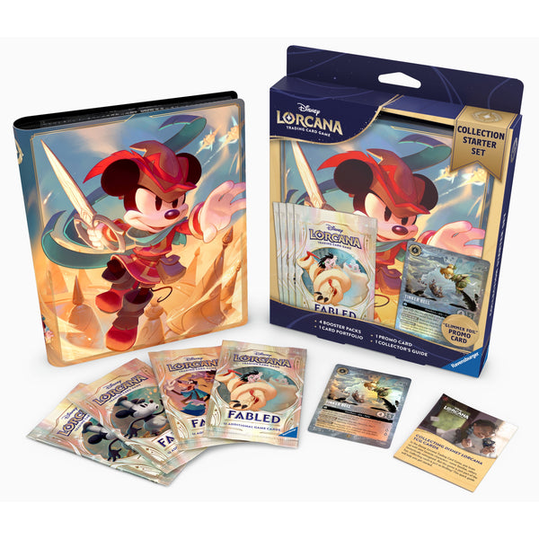 lorcana fable cards Disney Fabled: Princess Power Starter Deck Review 6 damage Lorcana: Fabled Collection Starter Set