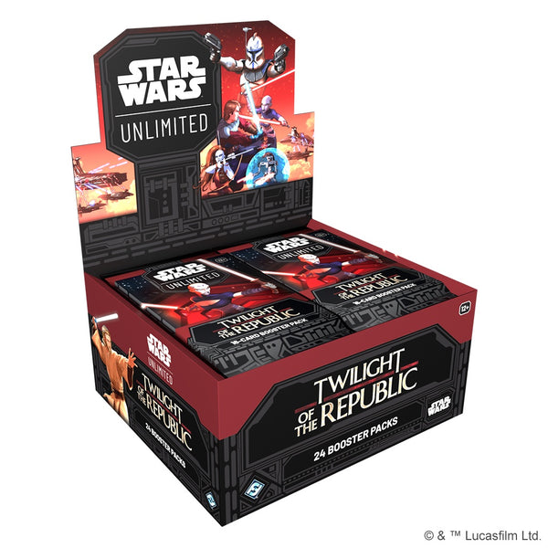 Star Wars Unlimited: Twilight of the Republic Booster Display