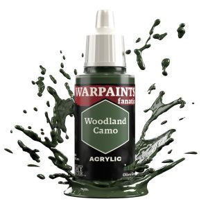 Army Painter Fanatic Bottle: Acrylics - Woodland Camo (18ml)