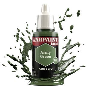 Army Painter Fanatic Bottle: Acrylics - Army Green (18ml)