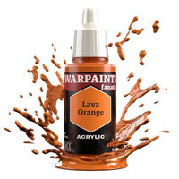 Army Painter Fanatic Bottle: Acrylics - Lava Orange (18ml)