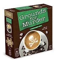 1000 Grounds for Murder Mystery Jigsaw Puzzle
