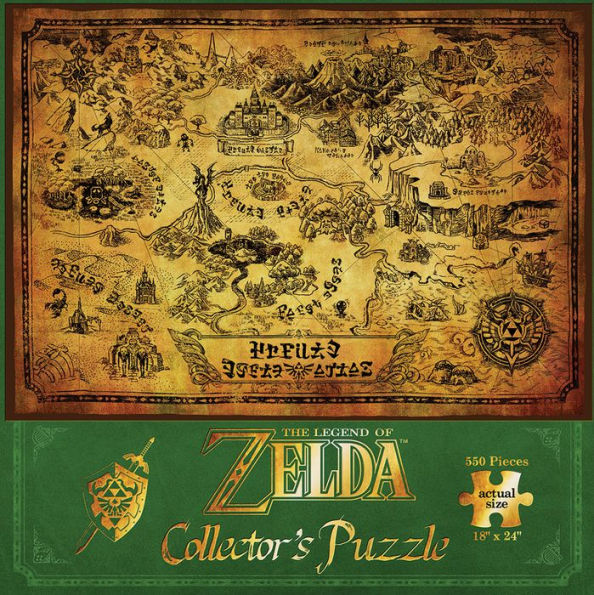 550 Zelda Hyrule Map