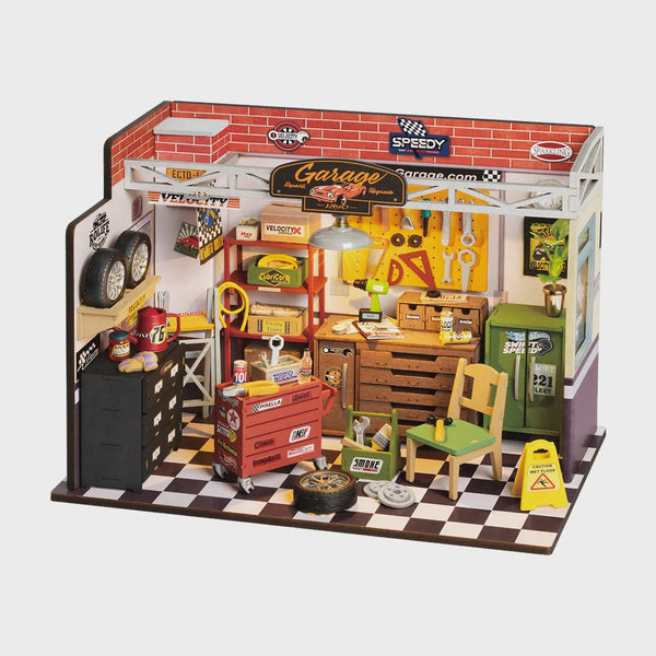 DIY Miniature House: Garage Workshop