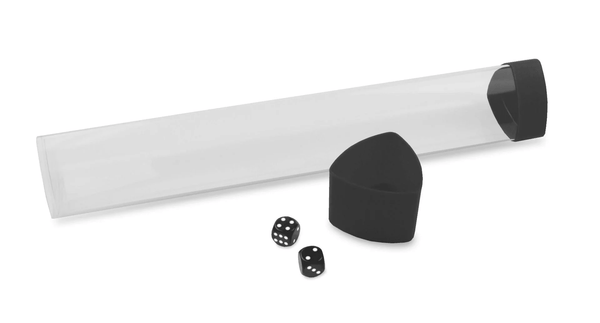 BCW Playmat Tube with Dice Cap - Black