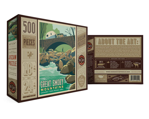 500 Great Smokey Mountains Chimney Tops Picnic Area