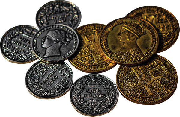 Nanty Narkin: Victorian Metal Coins Set