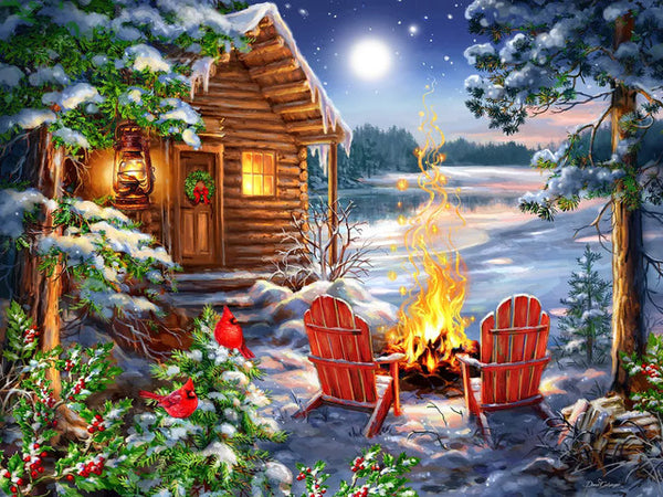 500 Christmas Cabin
